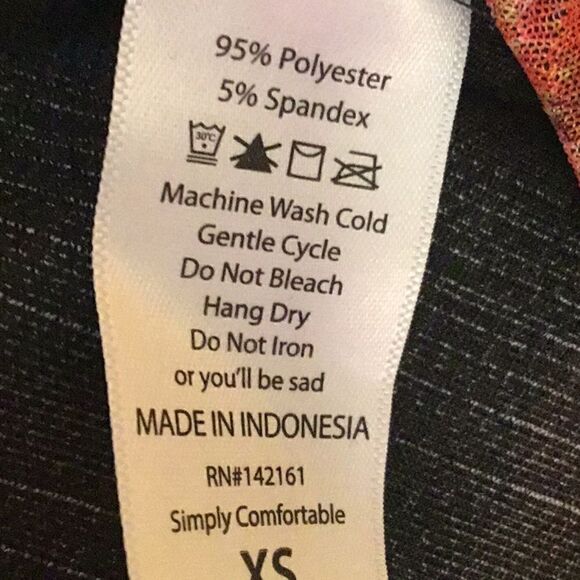 NWT LULAROE AMELIA dress in size extra small vintage rose design - Picture 15 of 15